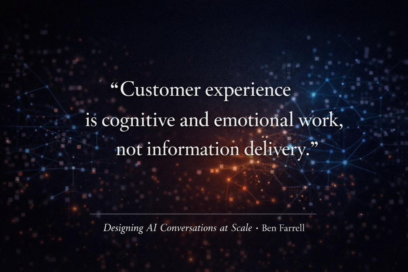 Quote from Designing AI Conversations at Scale