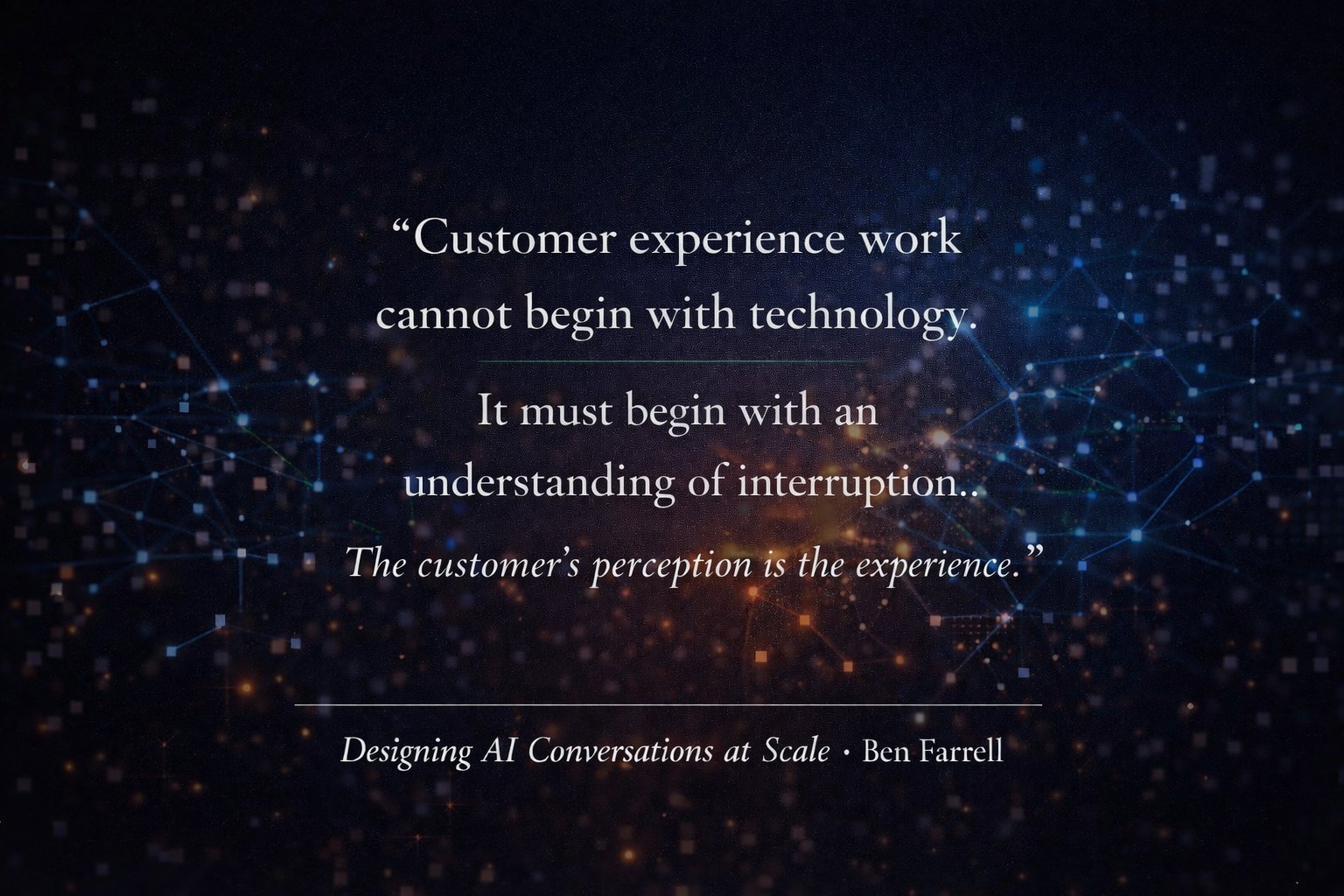 Quote from Designing AI Conversations at Scale