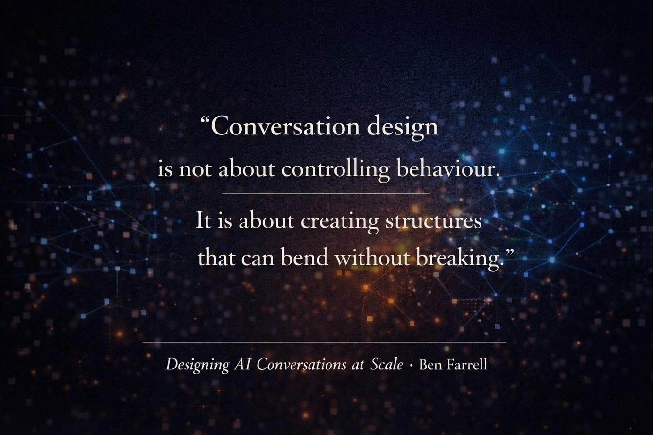 Quote from Designing AI Conversations at Scale