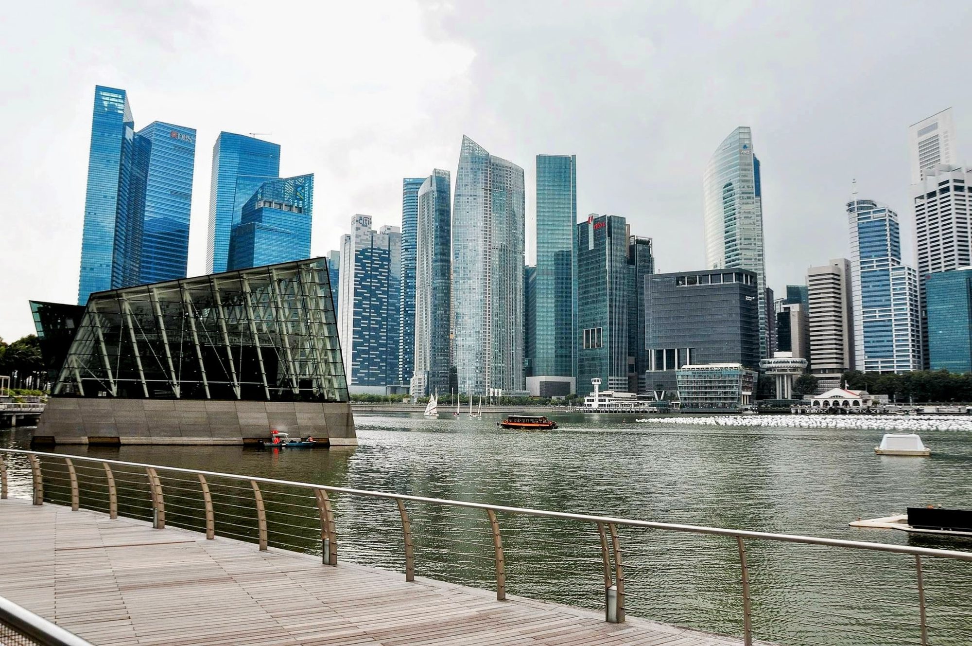 Singapore CBD financial district — Asia's financial services hub