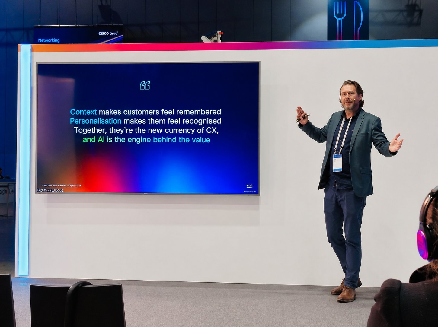 Ben Farrell at Cisco Live Melbourne